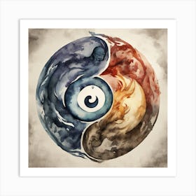 Yin Yang 1 Art Print