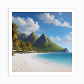 St Lucia Art Print