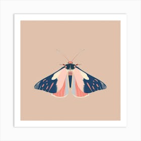 Pink Moth Art Print