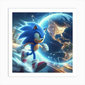Sonic The Hedgehog 42 Art Print