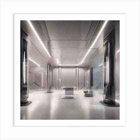 Futuristic Room 4 Art Print