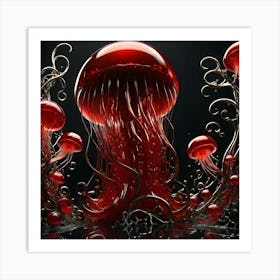 Red Jelly 21 Art Print