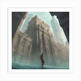 Shadow Of The Tomb Art Print