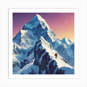 Mountaineer 1 Art Print