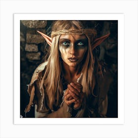 Elven Beauty Art Print