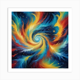 Swirling Vortex Art Print