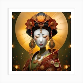 Geisha 28 Art Print