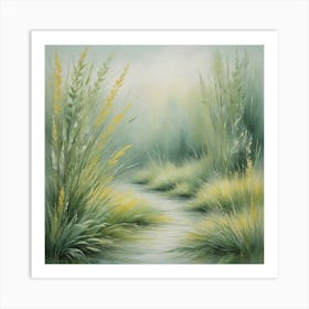 River In The Grass Art Print