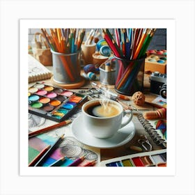 Coffee And Supplies 4 Art Print