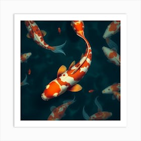 Koi Fish 110 Art Print