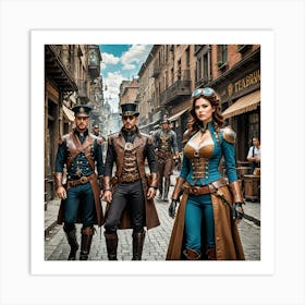 Steampunk 7 Art Print