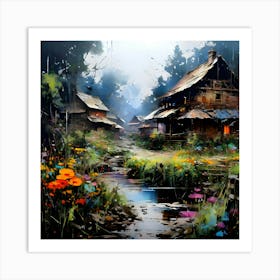 House In The Forest Art Print