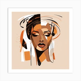 Afro-American Woman 2 Art Print