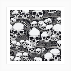 Skulls Art Print