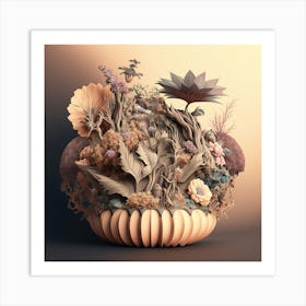 3d Illustration 3 Art Print