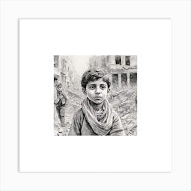 Iraqi Boy Art Print