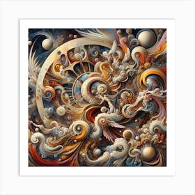 Abstract Painting 1 Art Print