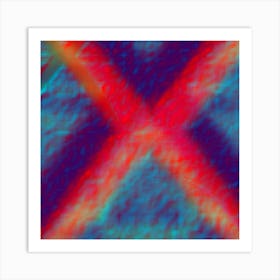 Abstract X Art Print