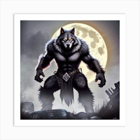 Werewolf 9 Art Print
