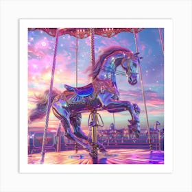 Carousel 2 Art Print