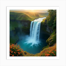 Waterfall 2 Art Print