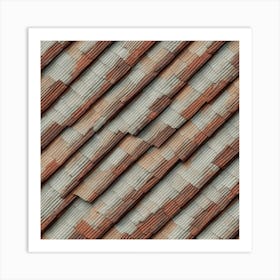 Tiled Roof 4 Art Print