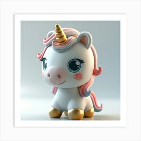 Cute Unicorn 877 Art Print