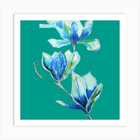 Green Blossom Art Print