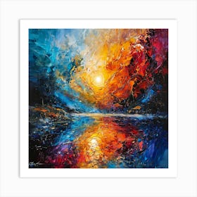 Harmonious Reflection Art Print