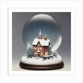 Snow Globe 11 Art Print