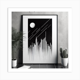 New York City Skyline Print Art Print