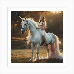 Unicorn Rider Art Print