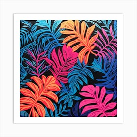 Tropical Leaves 4 Art Print