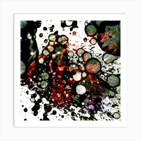 Watercolor Abstraction Post Apocalypse Art Print