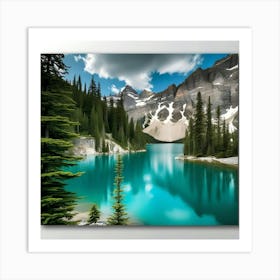 Lake In The Mountains 19 Art Print