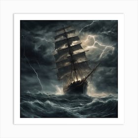 Stormy Seas Art Print