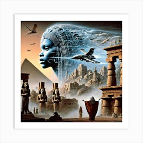 Nubian Futurism Art Print