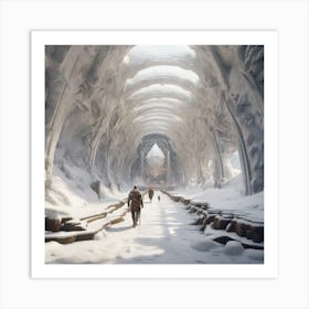 Tunnel to another civilization Art Print