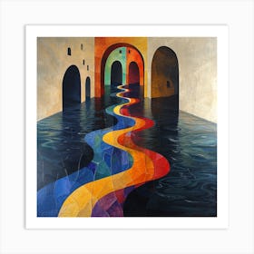 Rainbow Bridge Art Print