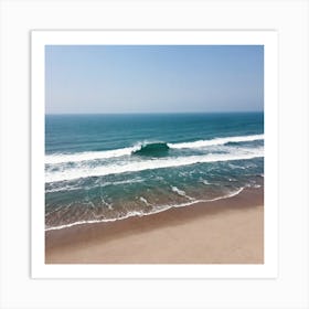 aerial view ofbeach 6 Art Print