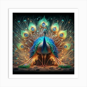 Peacock 1 Art Print