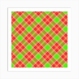 Plaid Pattern 7 Art Print