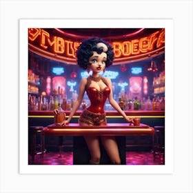 Betty Bop Art Print