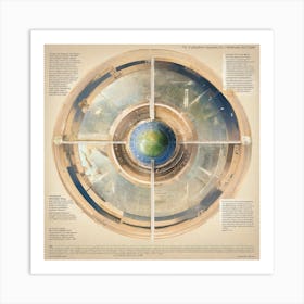 Earth'S Orbit Art Print