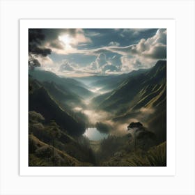 Landscape Painting 3 Art Print