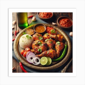 Indian Food Art Print