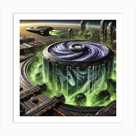 Corrosive Shields Venusian Cities Art Print