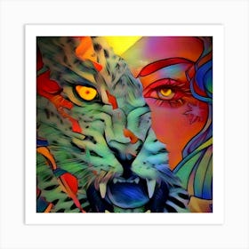 Lioness Art Print