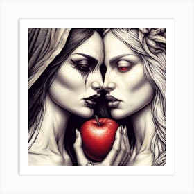 Two Witches Art Print