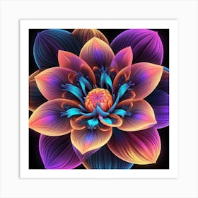 Lotus Flower Art Print